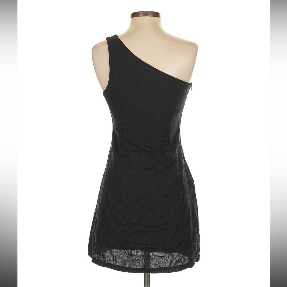 LA hearts black mini linen dress Small NWT
